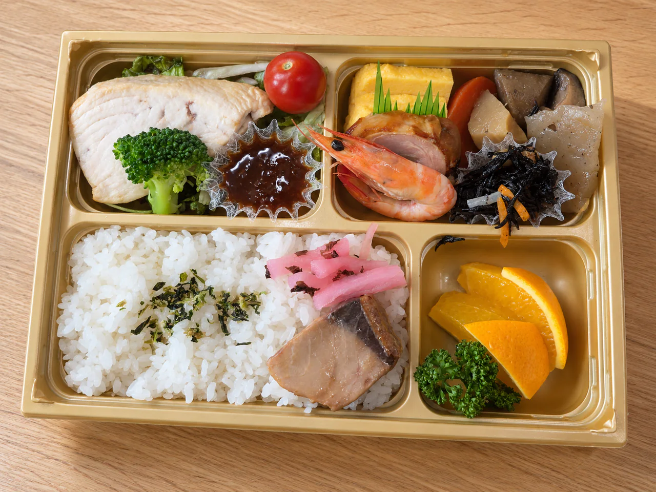 白身魚の幕ノ内弁当（通常食）