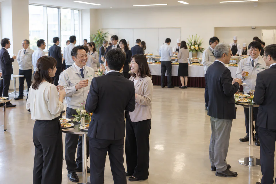製造業の社内懇親会の会場イメージ