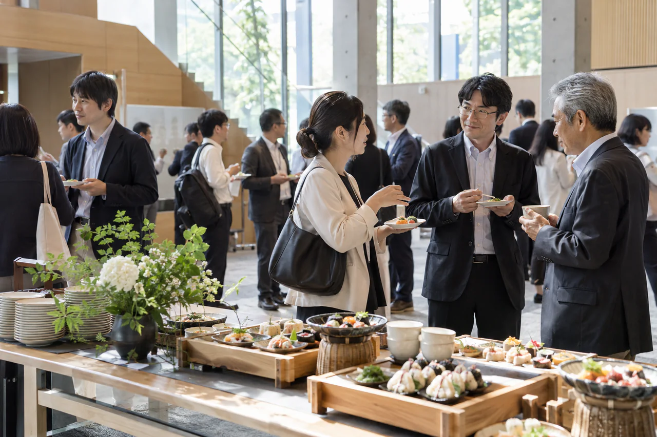 学会・研究会レセプションの会場イメージ