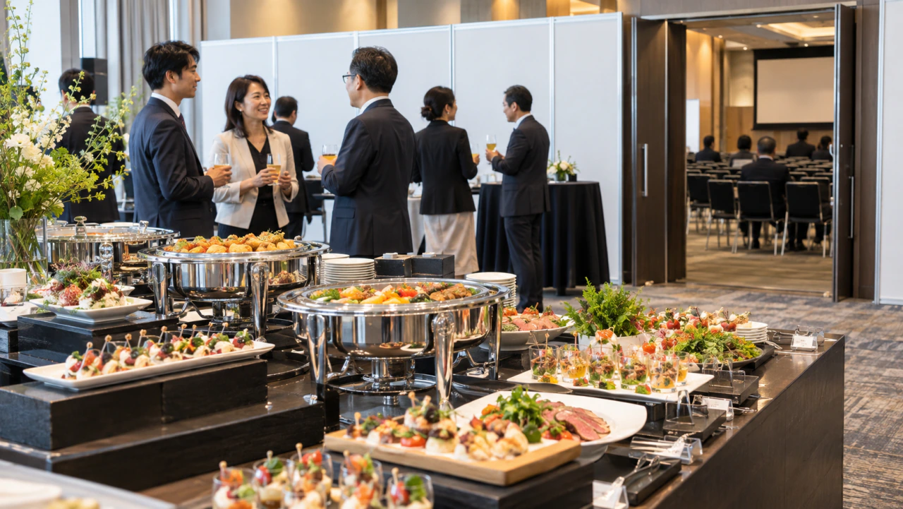 展示会後の交流会
