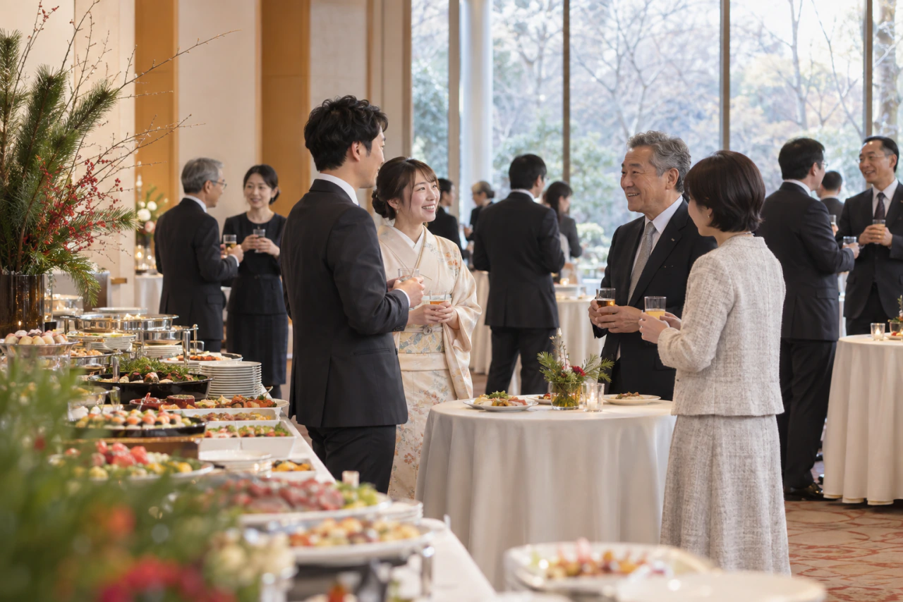 団体の賀詞交歓会の会場イメージ