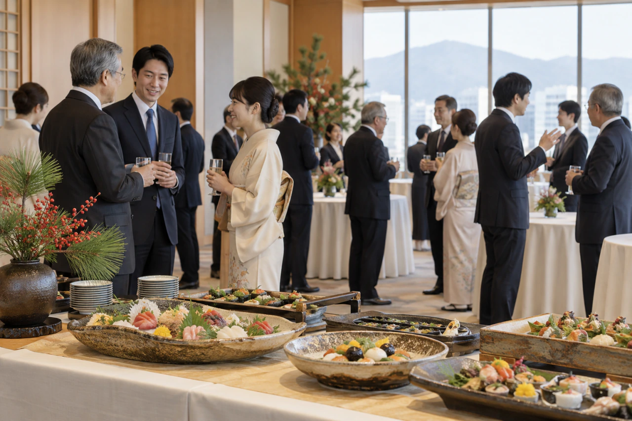 賀詞交歓会の会場イメージ