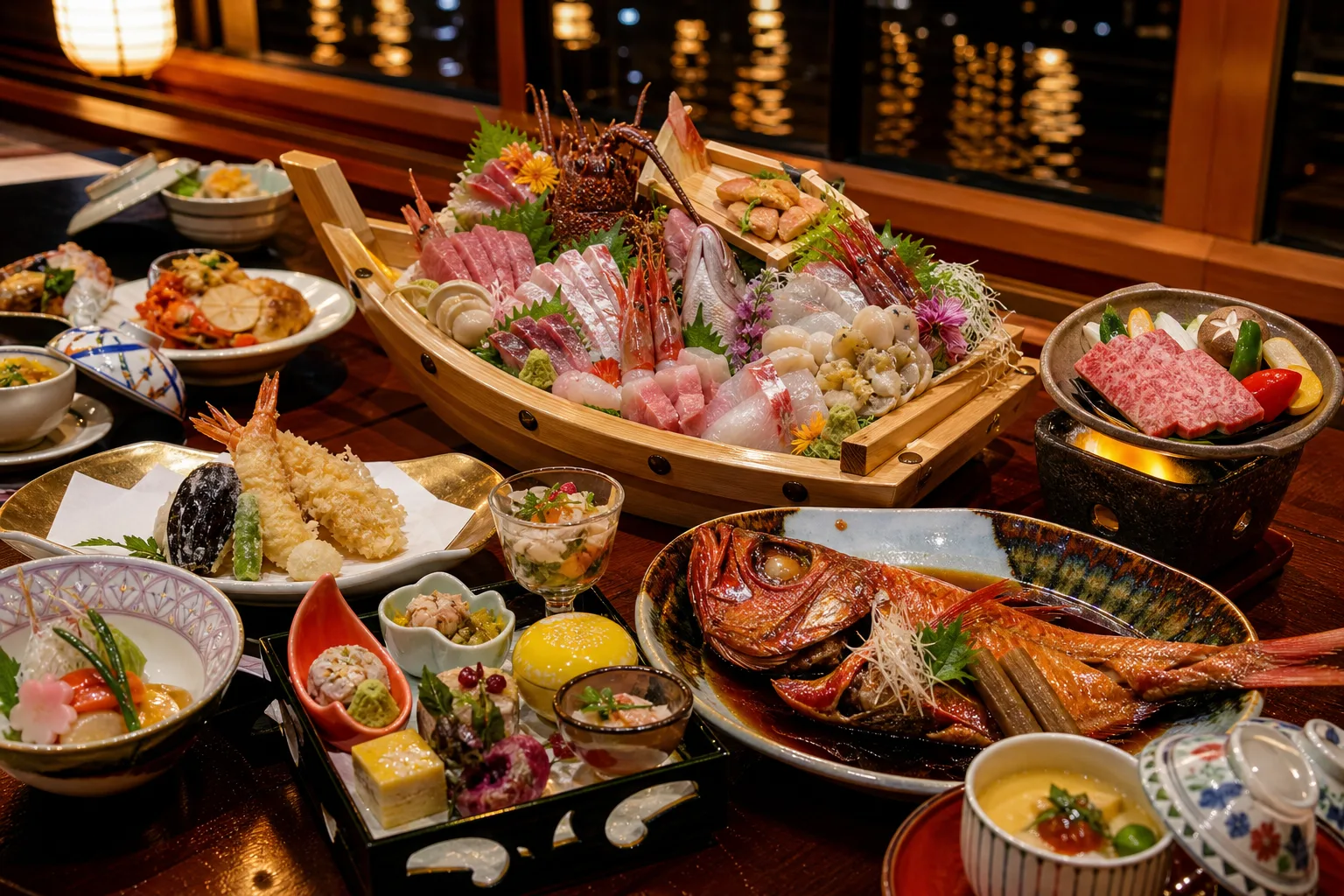 会席コース「特選」のお料理（イメージ）