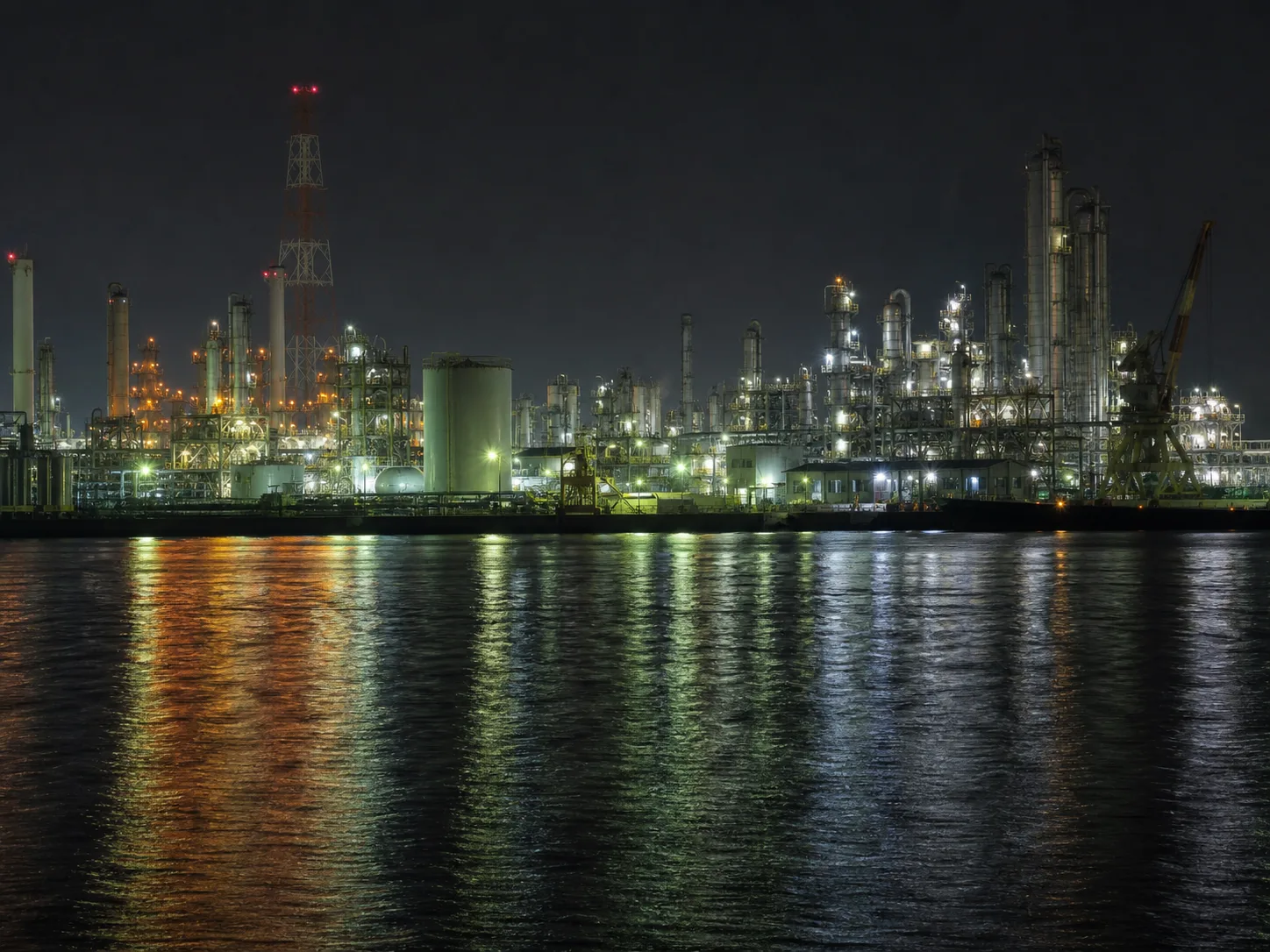 工場夜景・港の灯り